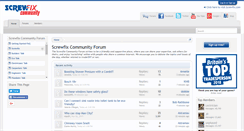 Desktop Screenshot of community.screwfix.com